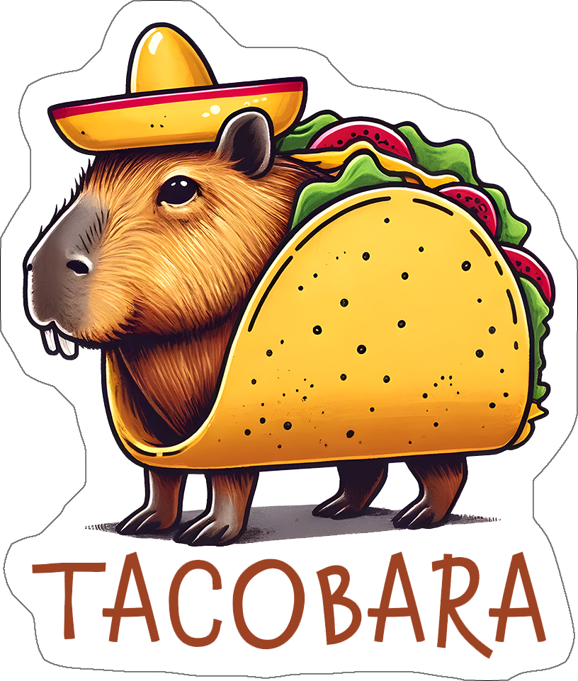 Capybara Stickers, Ten Vinyl Stickers Supporting Capybara, Great Capybara Gift, Decorative Capybara Stickers