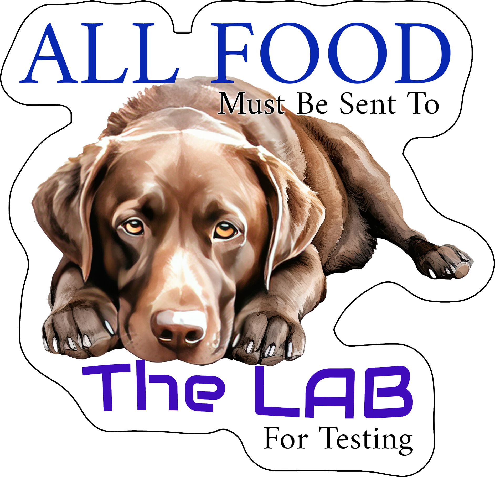 Labrador Stickers, Ten Vinyl Stickers Supporting Labrador, Great Labrador Gift, Decorative Stickers