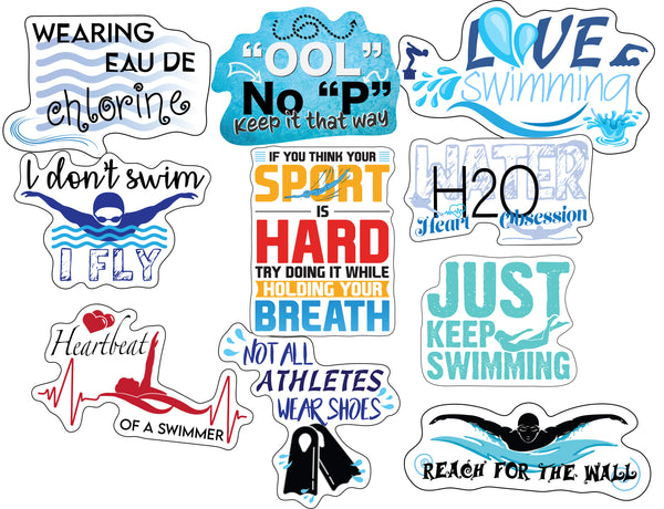 Swim Stickers