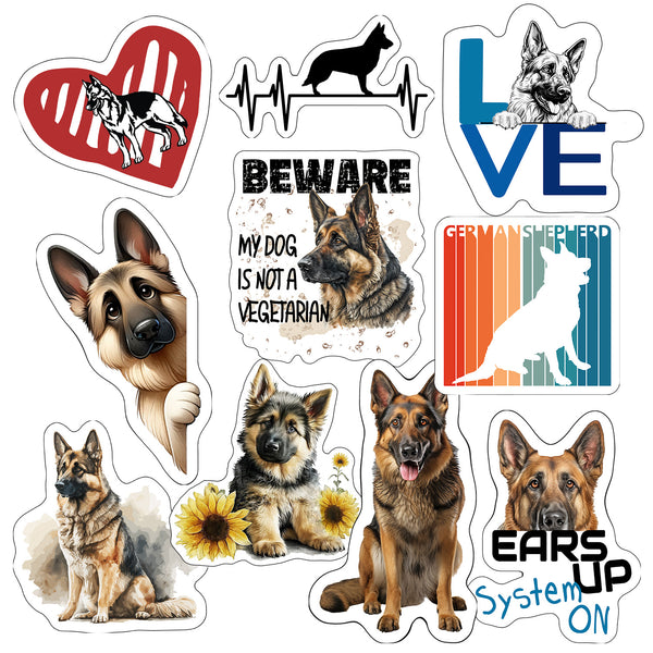 German Shepherd Stickers