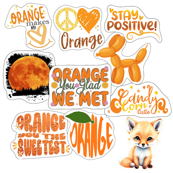 Orange Stickers