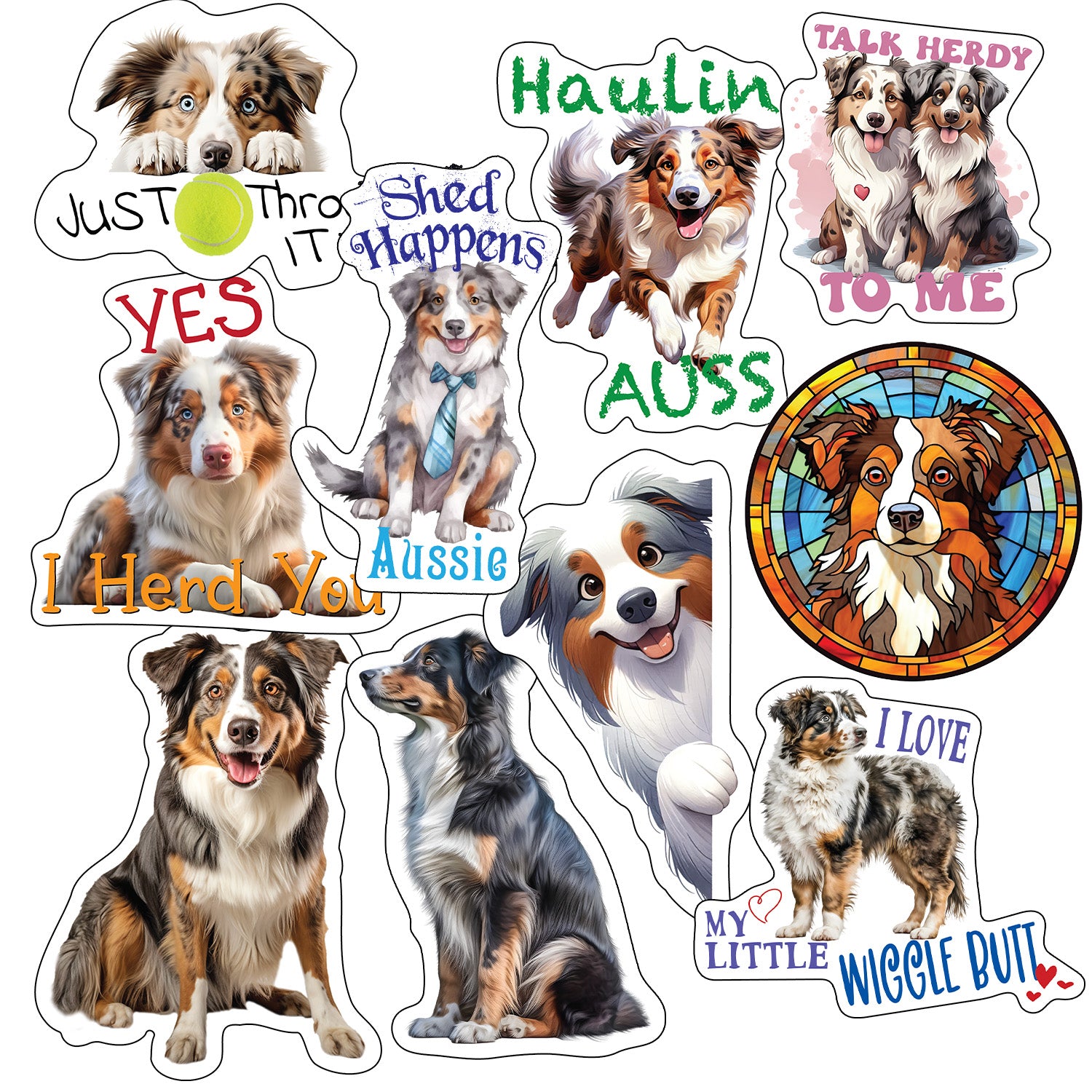 Australian Shepherd Stickers