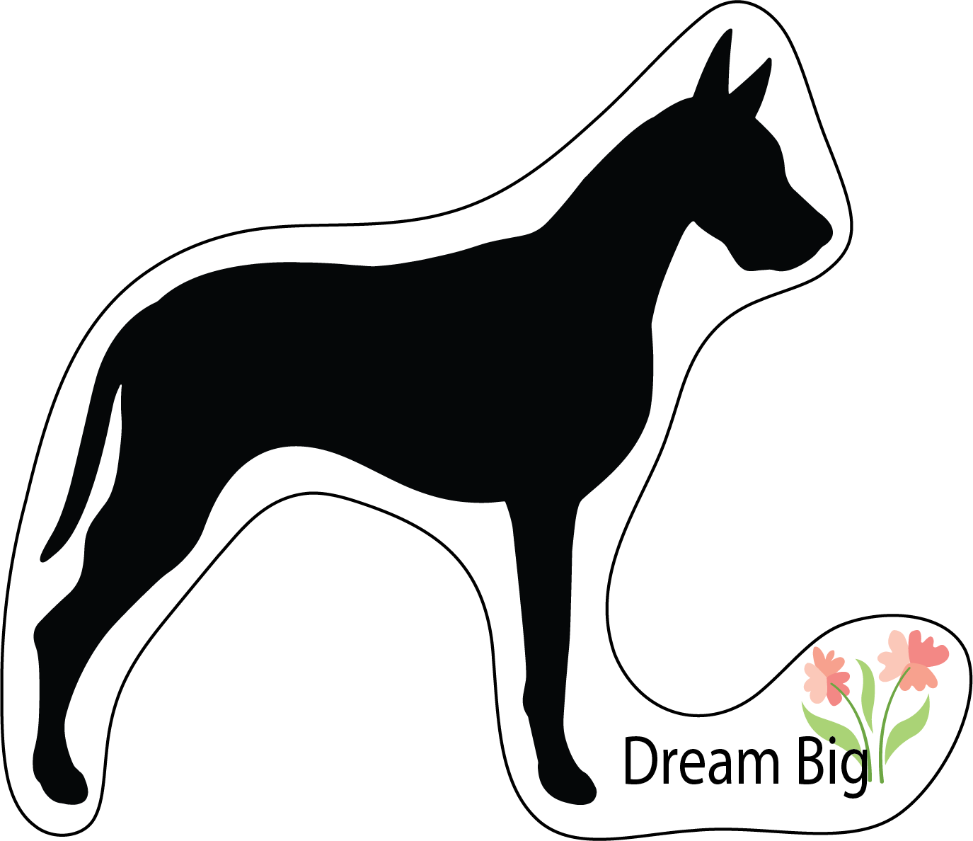 Great Dane Stickers, Ten Vinyl Stickers Supporting Great Dane, Great Great Dane Gift, Decorative Stickers