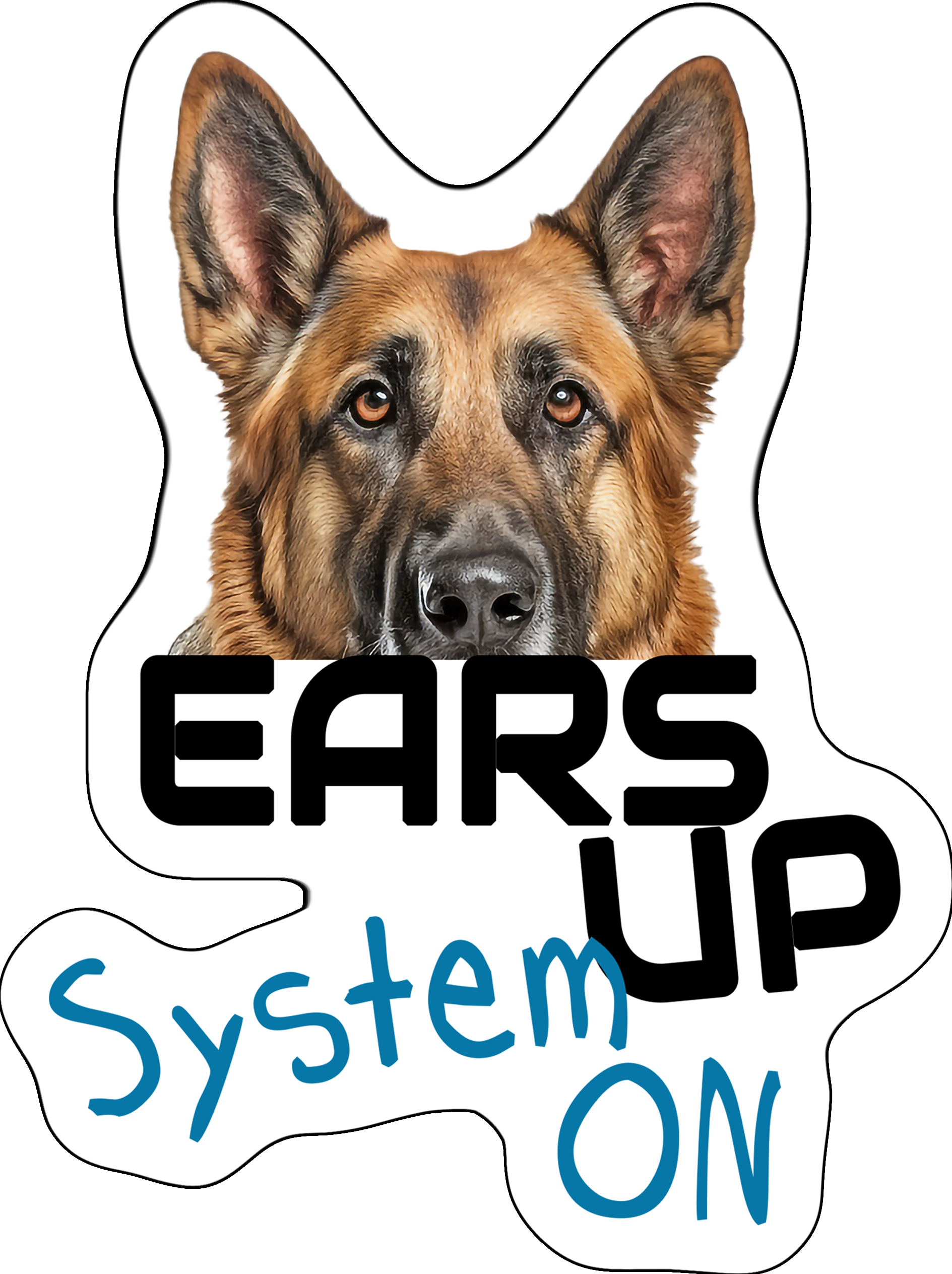 German Shepherd Stickers, Ten Vinyl Stickers Supporting German Shepherd, Great German Shepherd Gift, Decorative Stickers