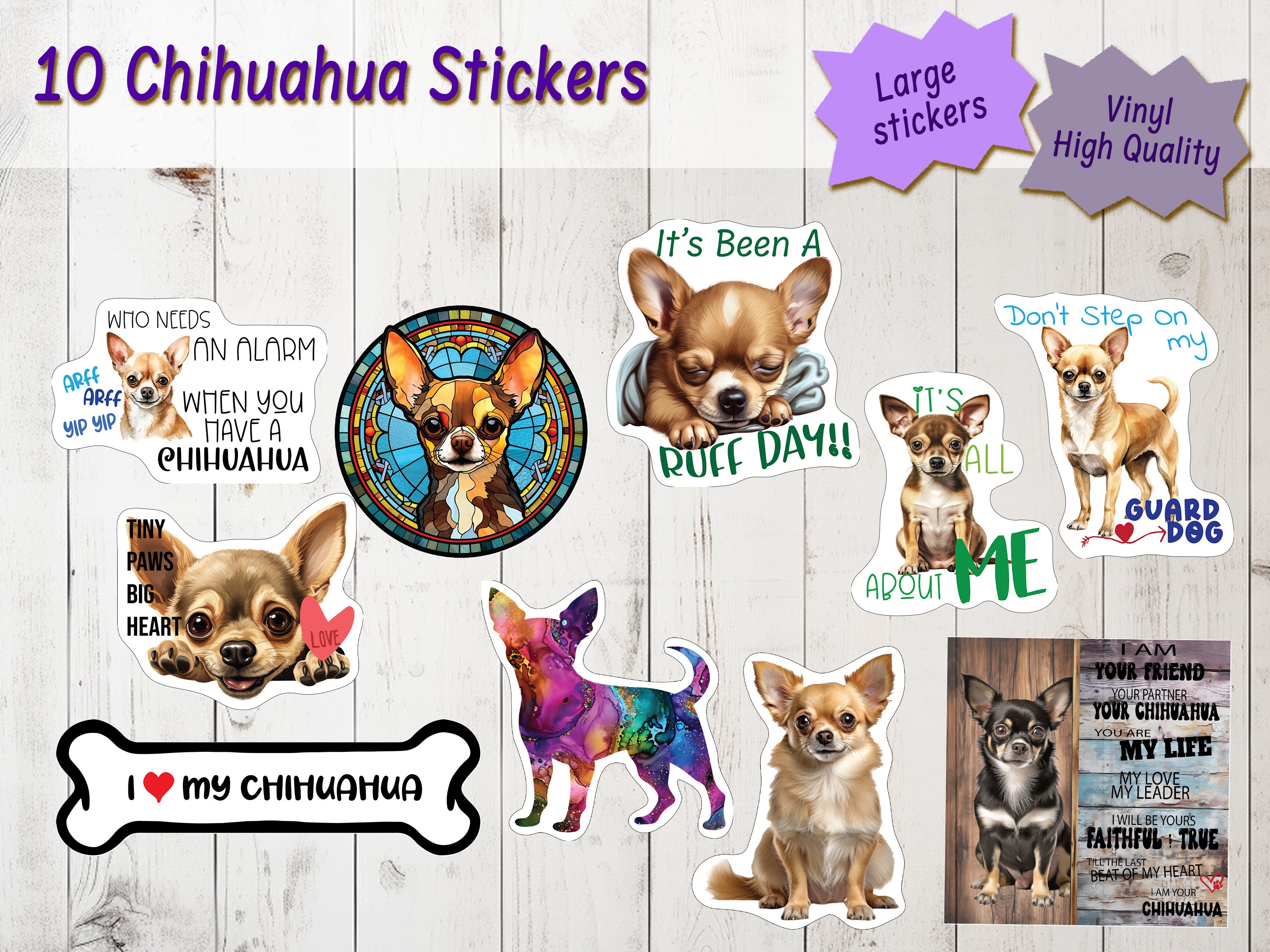 Chihuahua Stickers