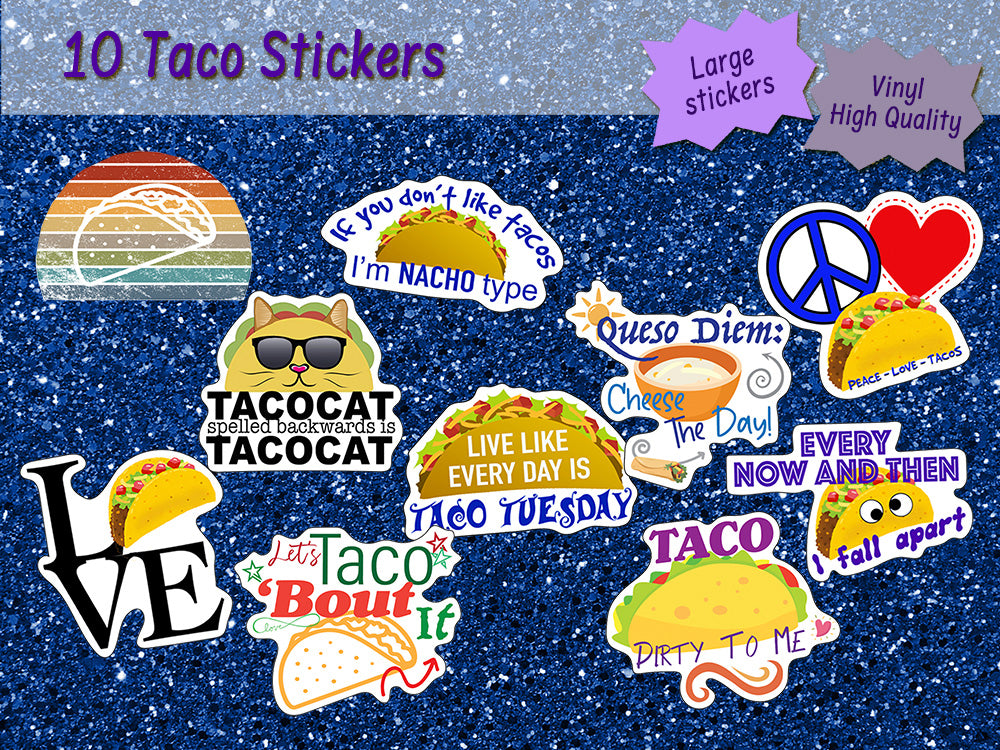 Taco Stickers