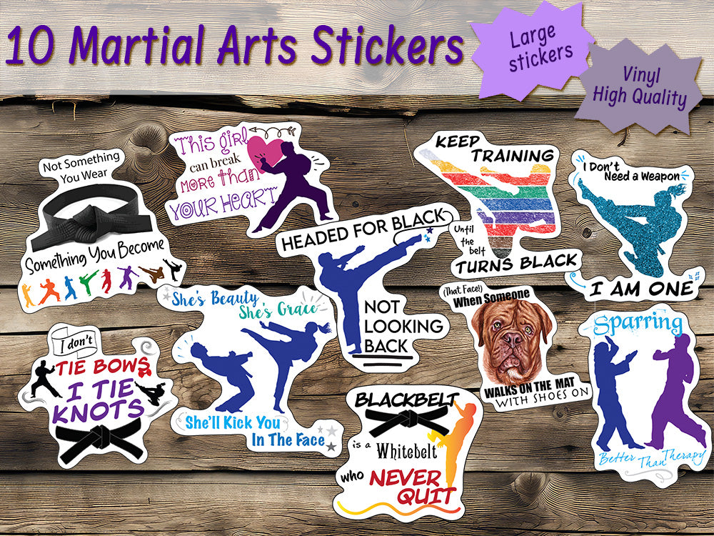 Martial Arts Stickers
