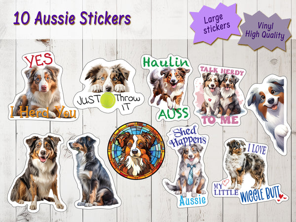 Australian Shepherd Stickers