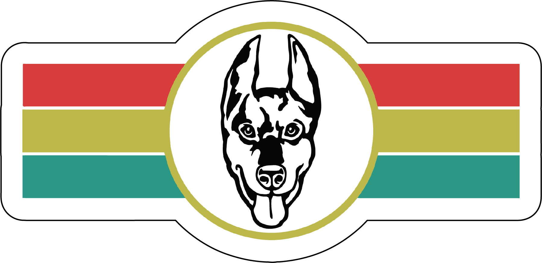 Doberman Stickers, Ten Vinyl Stickers Supporting Doberman, Great Doberman Gift, Decorative Stickers