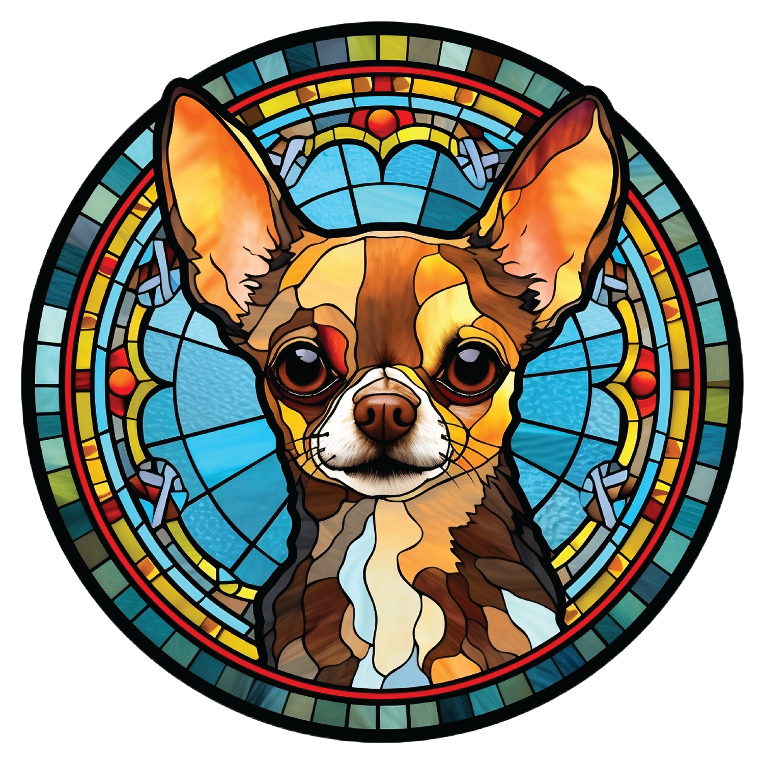 Chihuahua Stickers, Ten Vinyl Stickers Supporting Chihuahua, Great Chihuahua Gift, Decorative Stickers