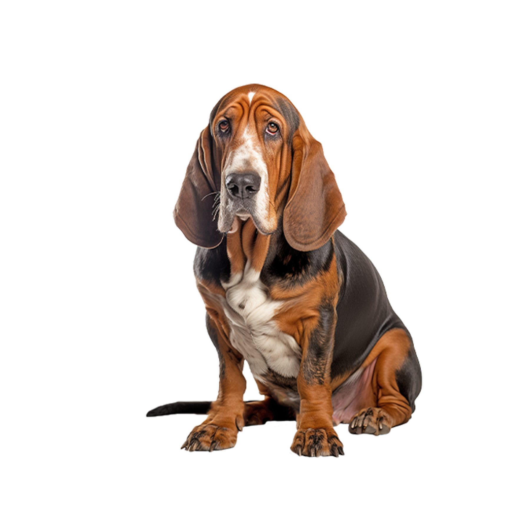 Basset Hound Tumbler and Ten Large Digitally Printed Basset Hound Stickers, Basset Hound Gift for Basset Hound Lovers