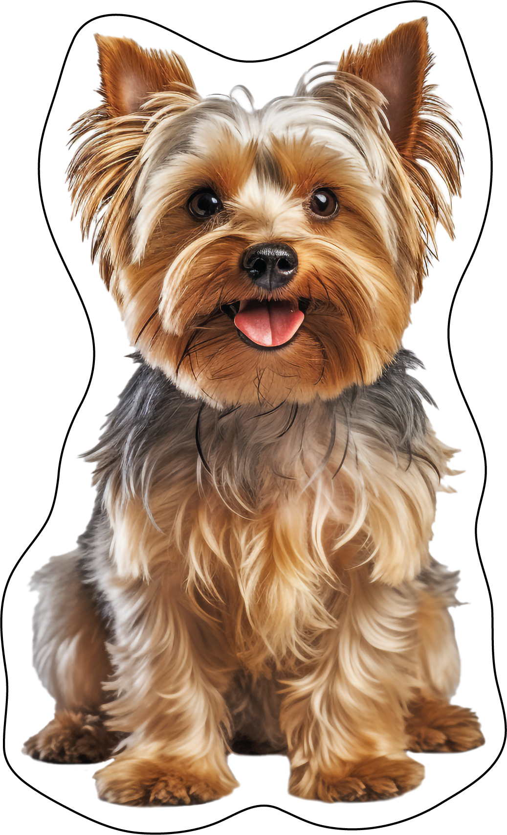Yorkie Stickers, Ten Vinyl Stickers Supporting Yorkie, Great Yorkie Gift, Decorative Stickers