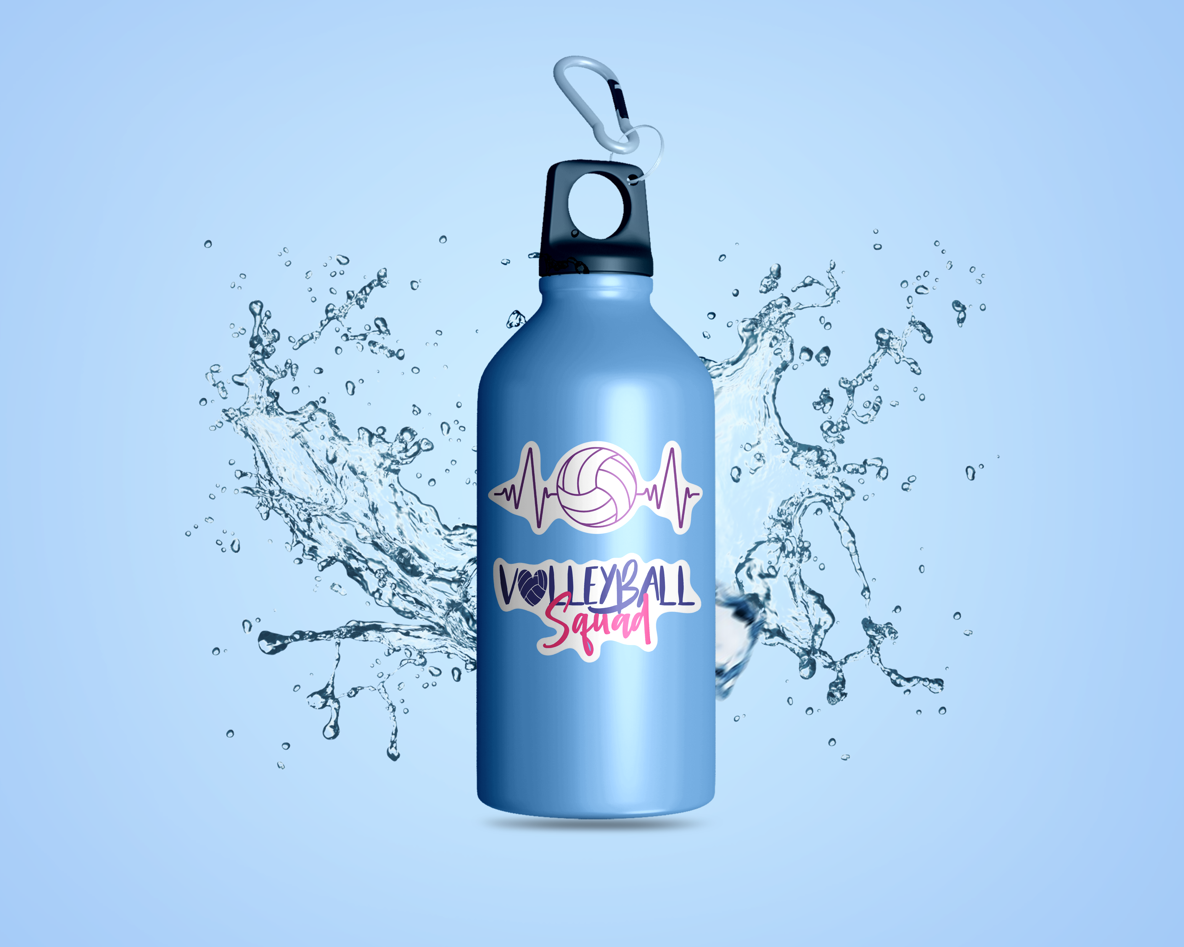 Volleyball Player Volleyball Hydro Flask Stickers XL Sized